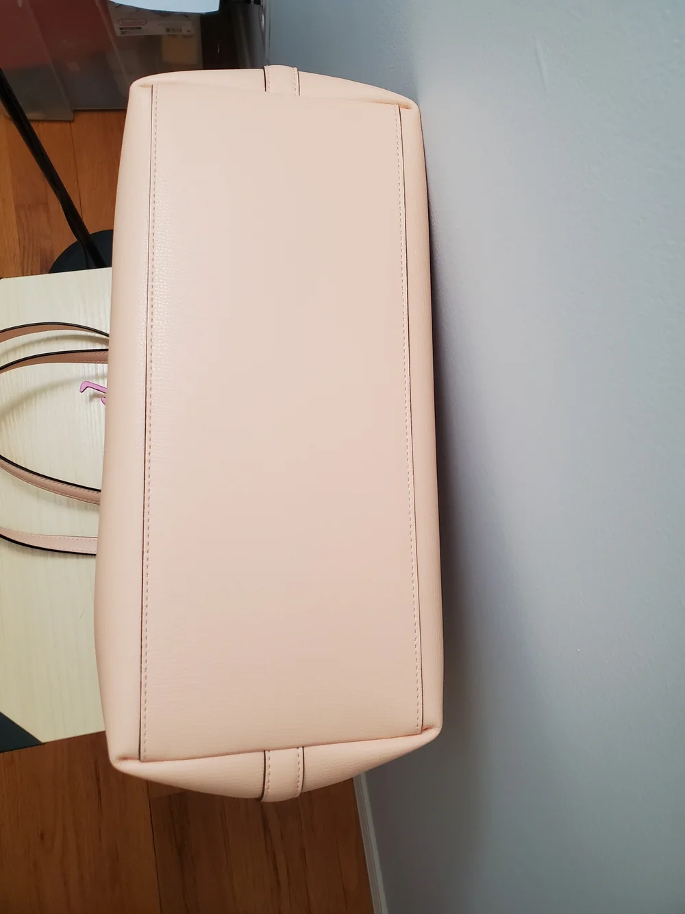 kate spade Tessa Leather Tote Bag w/Flamingo Charm. Crisp Peach. NWT. Msrp: $429